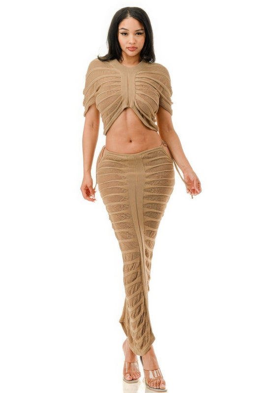 Sheer Skirt Set - Nova Store