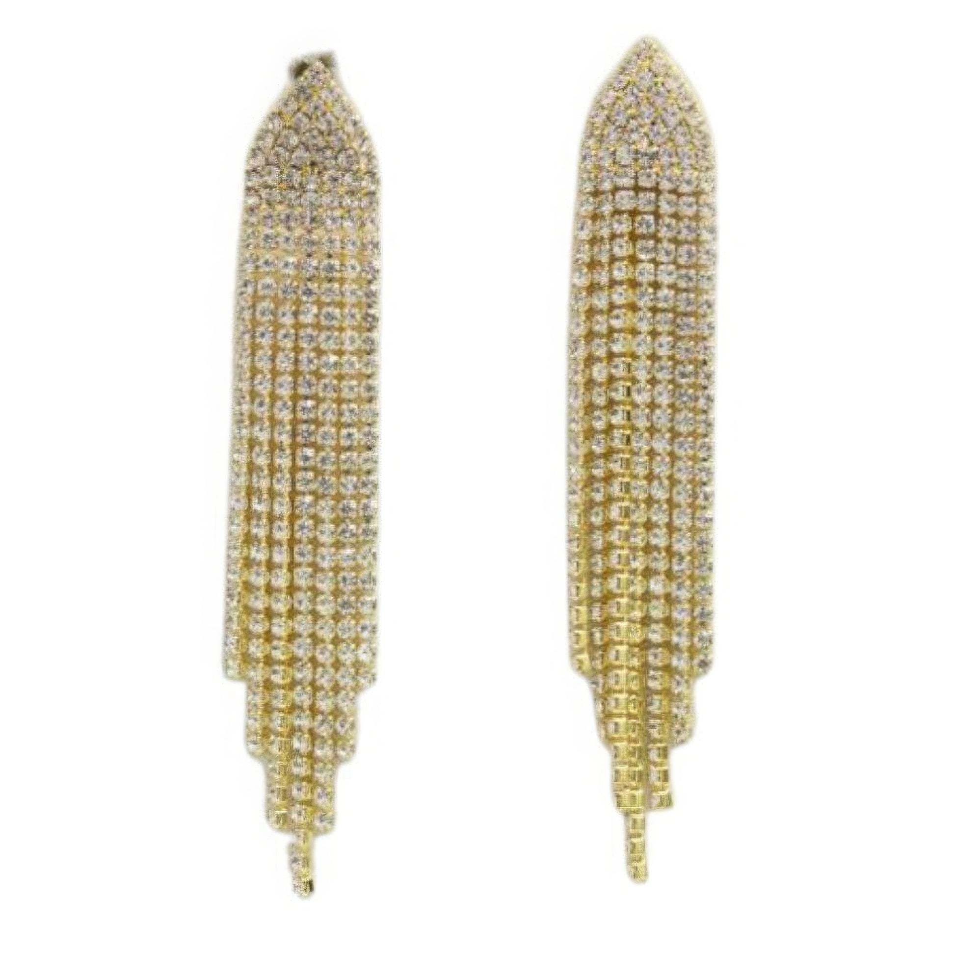 Rhinestone Dangle Earring - Nova Store