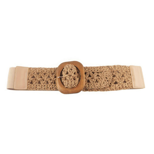 Crochet Wooden Belts | Crochet Elastic Belts | Nova Store