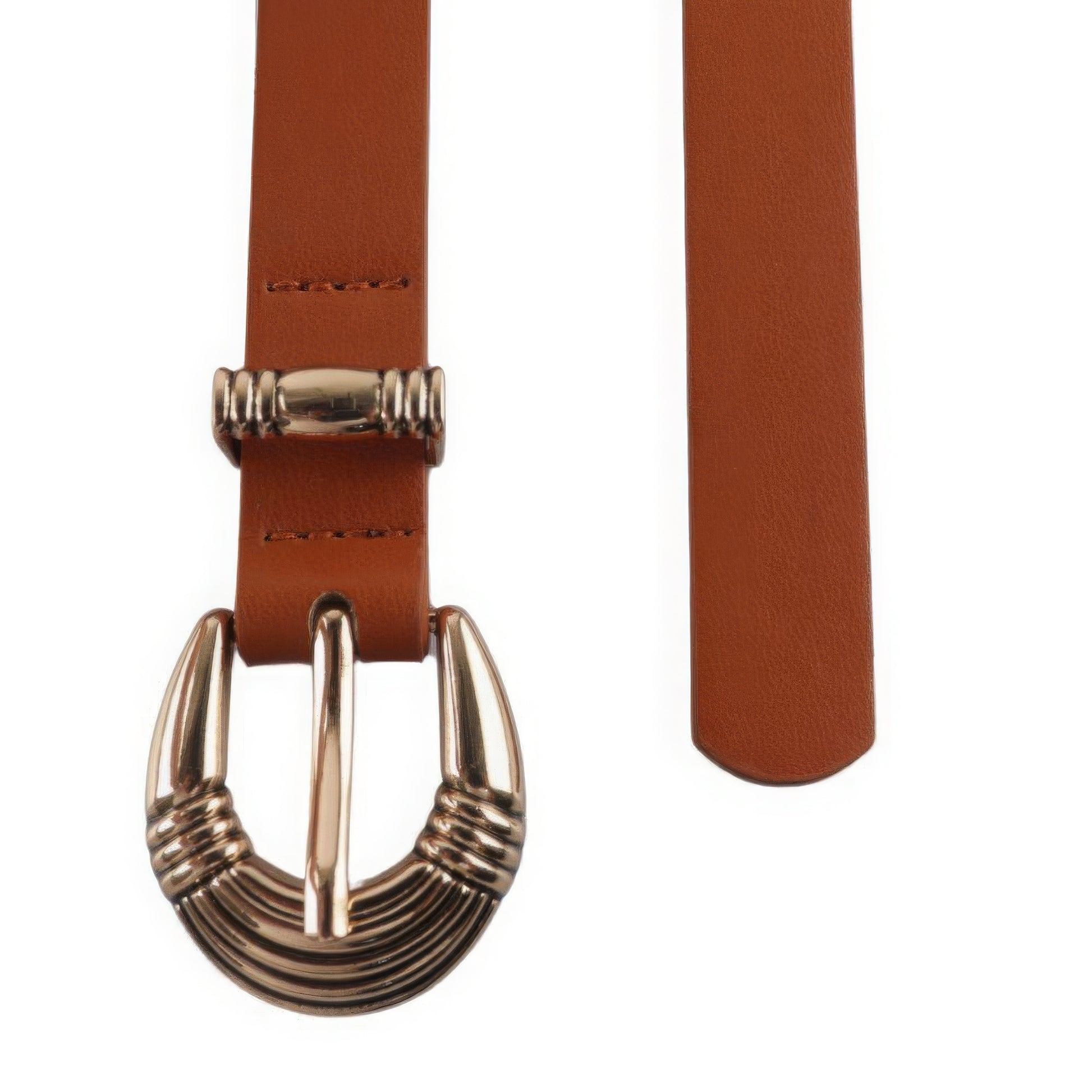 U Buckle Skinny Belt | Metal Skinny Belt | Nova Store