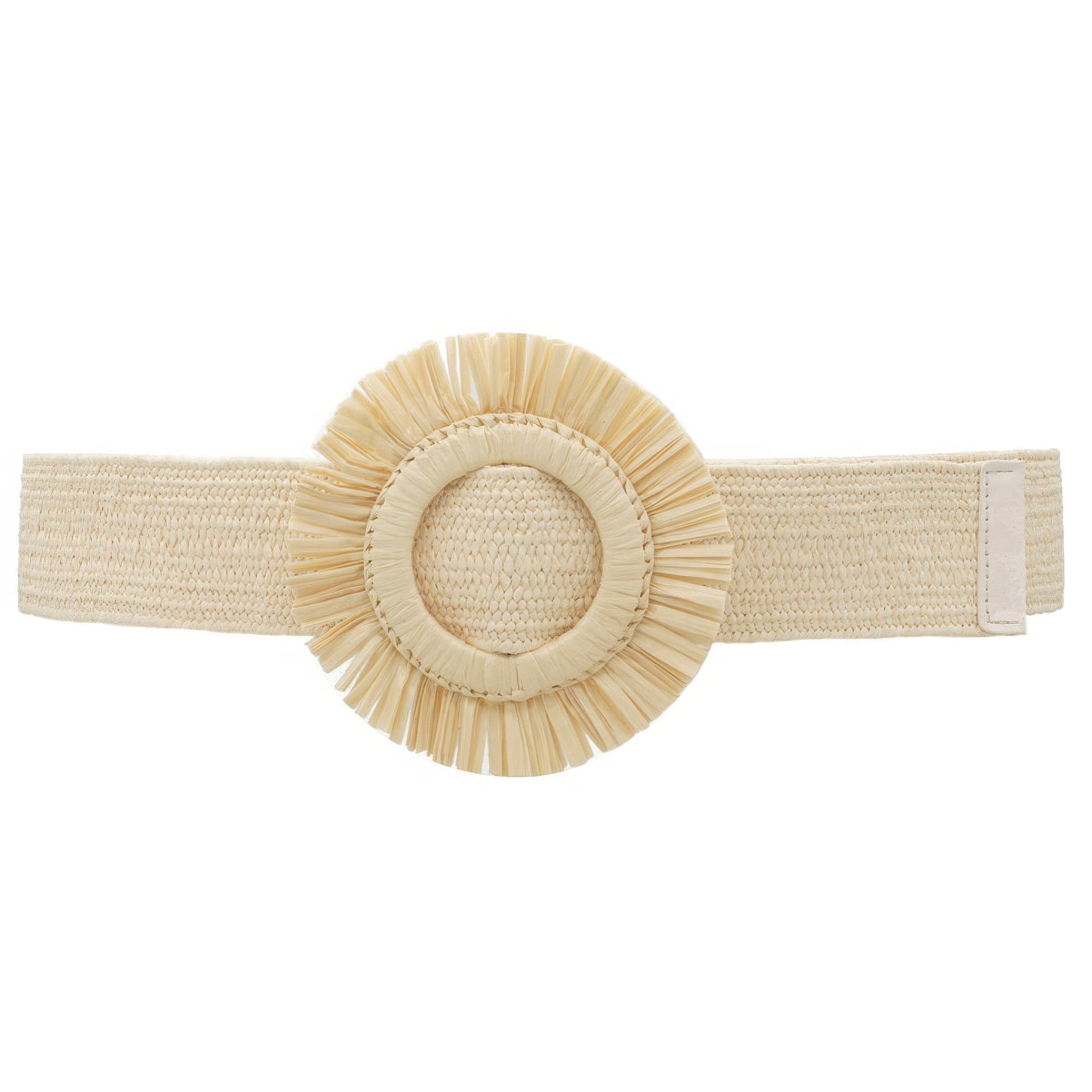 Circle Straw Belt | Circle Buckle Straw Belt | Nova Store