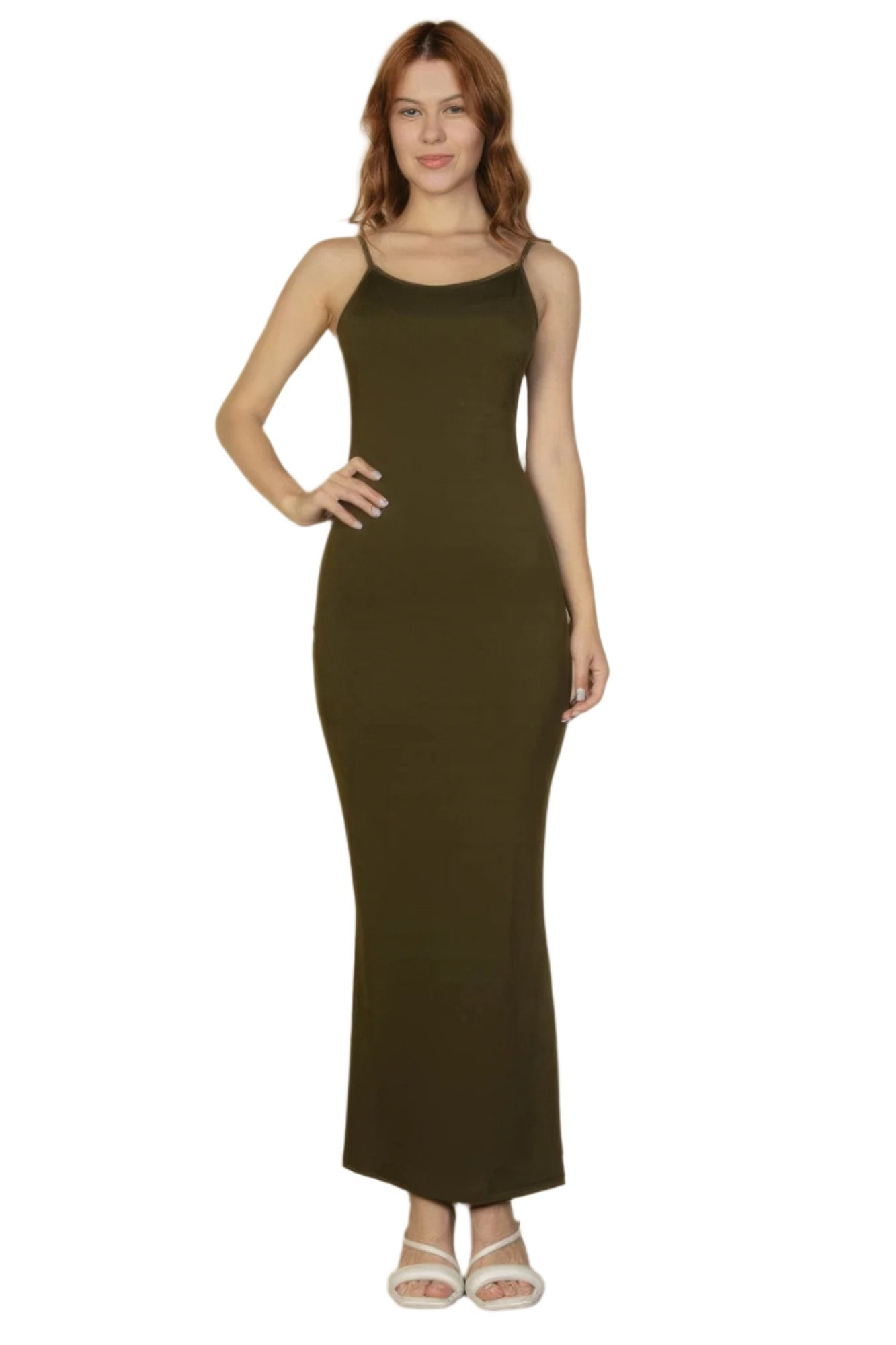 Ribbed Mermaid Hem Camisole Maxi Dress - Nova Store