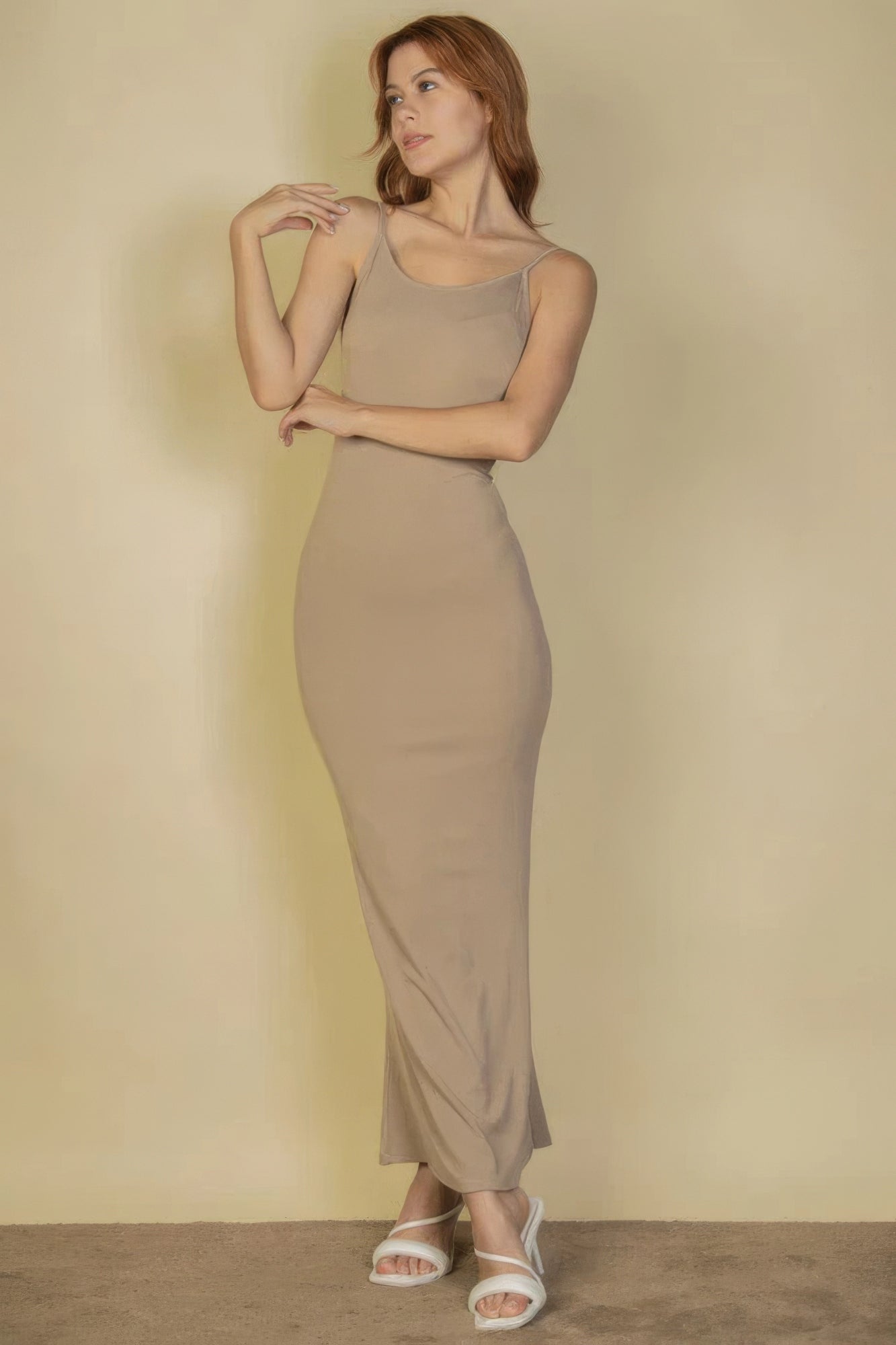 Ribbed Mermaid Hem Camisole Maxi Dress - Nova Store