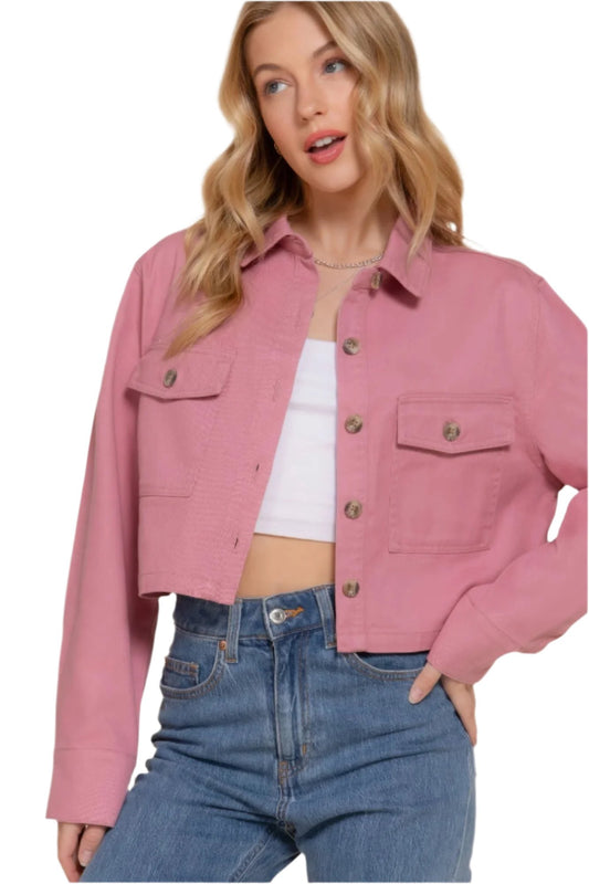 Pink Short Jacket | Women's Short Jacket | Nova Store