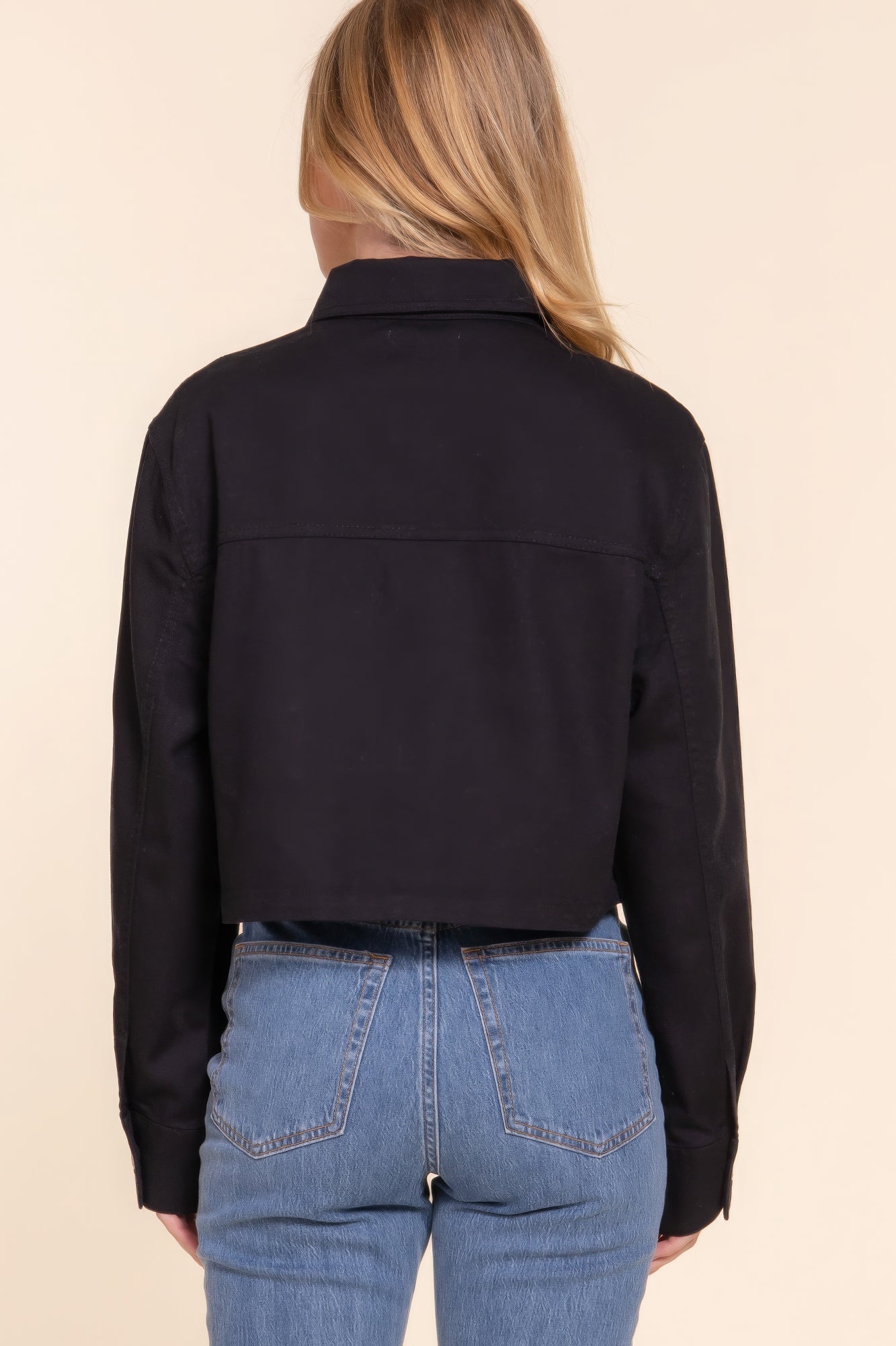 Black Short Jacket | Cotton Short Jacket | Nova Store