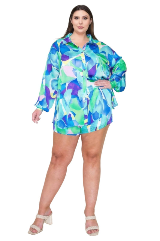 Printed Shirt & Shorts Set | Shirt & Shorts Set | Nova Store