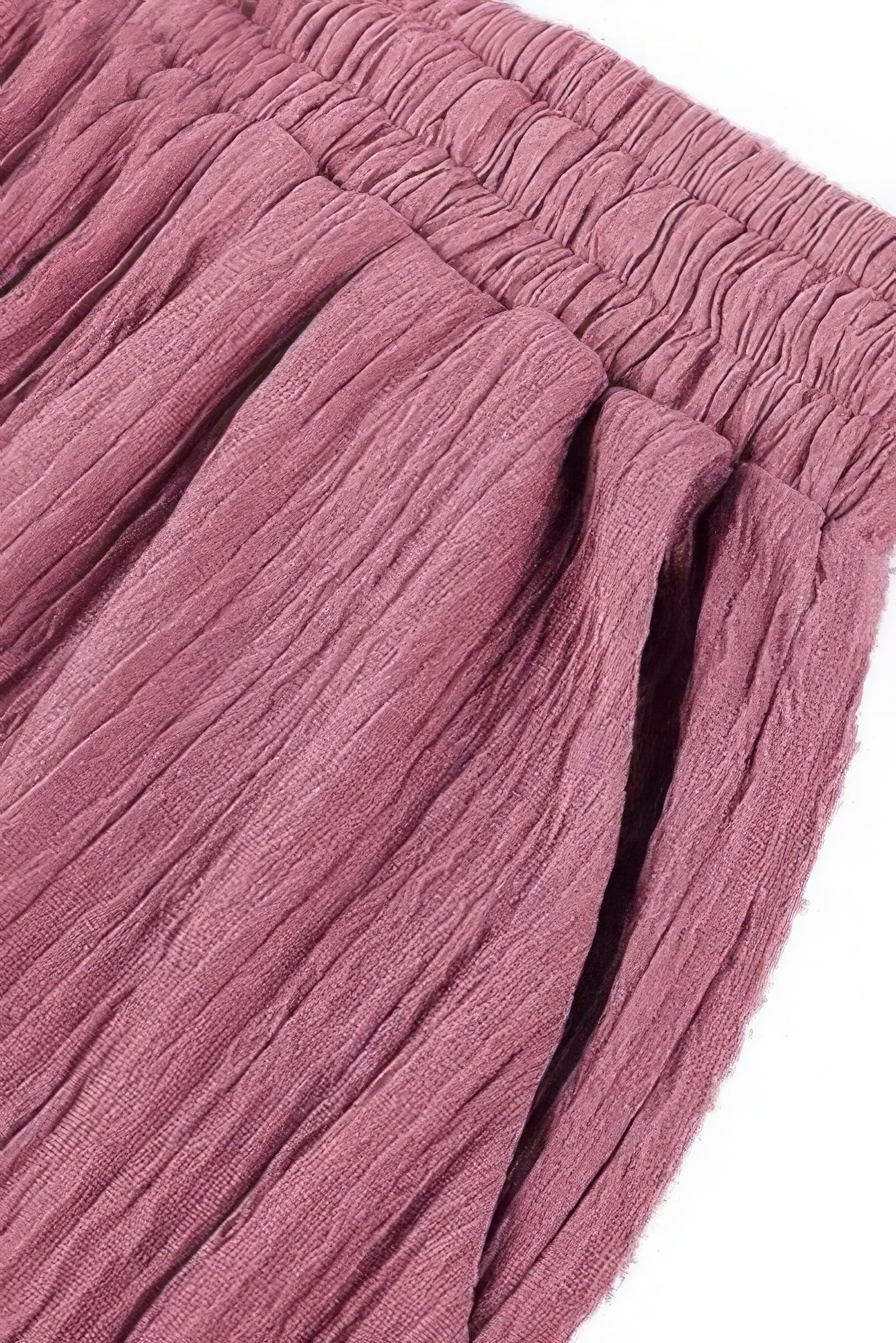 Textured Wide Leg Palazzo Pants - Nova Store