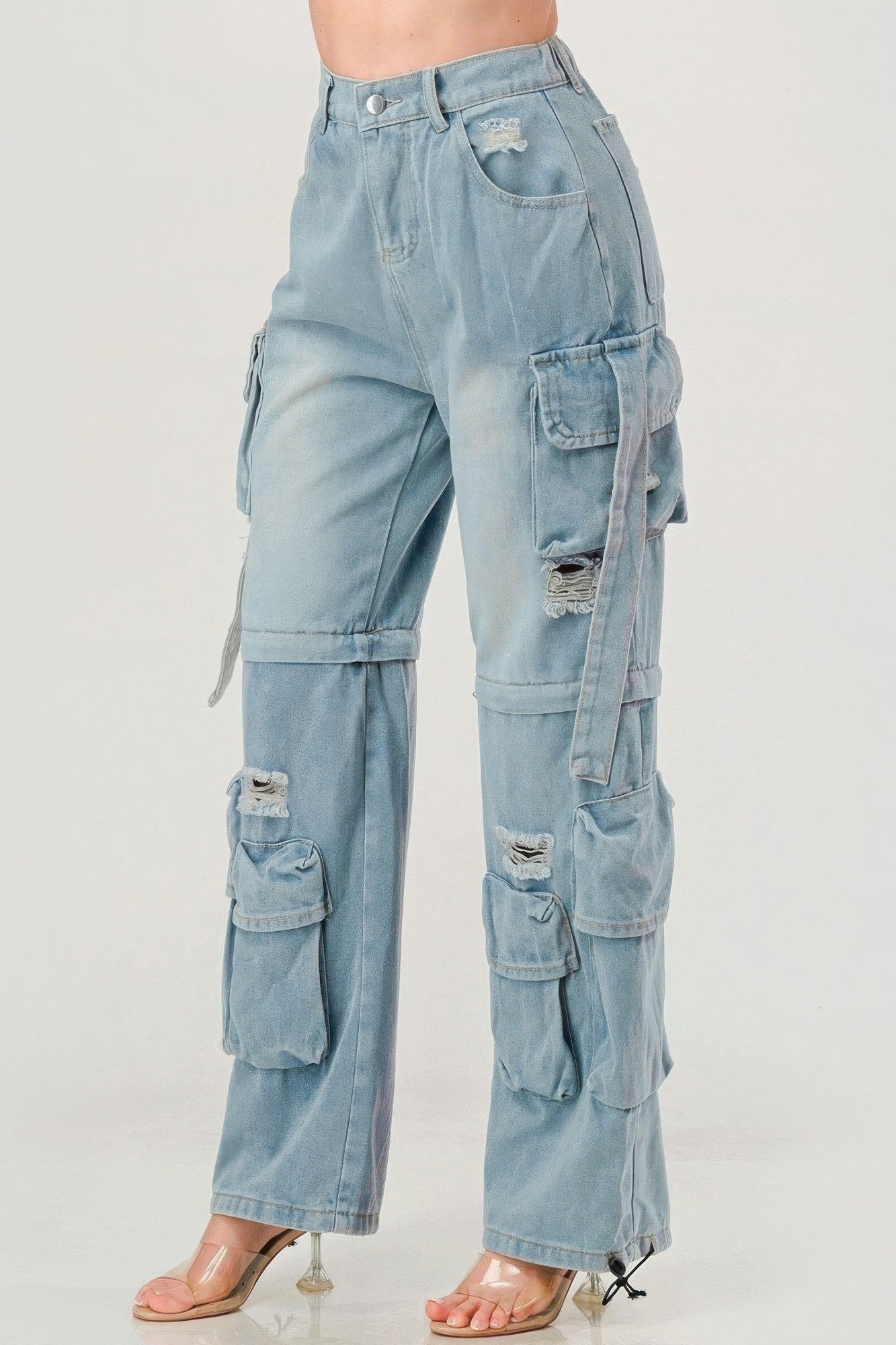 Denim Cargo Jeans Pents | Denim Jeans Pents | Nova Store