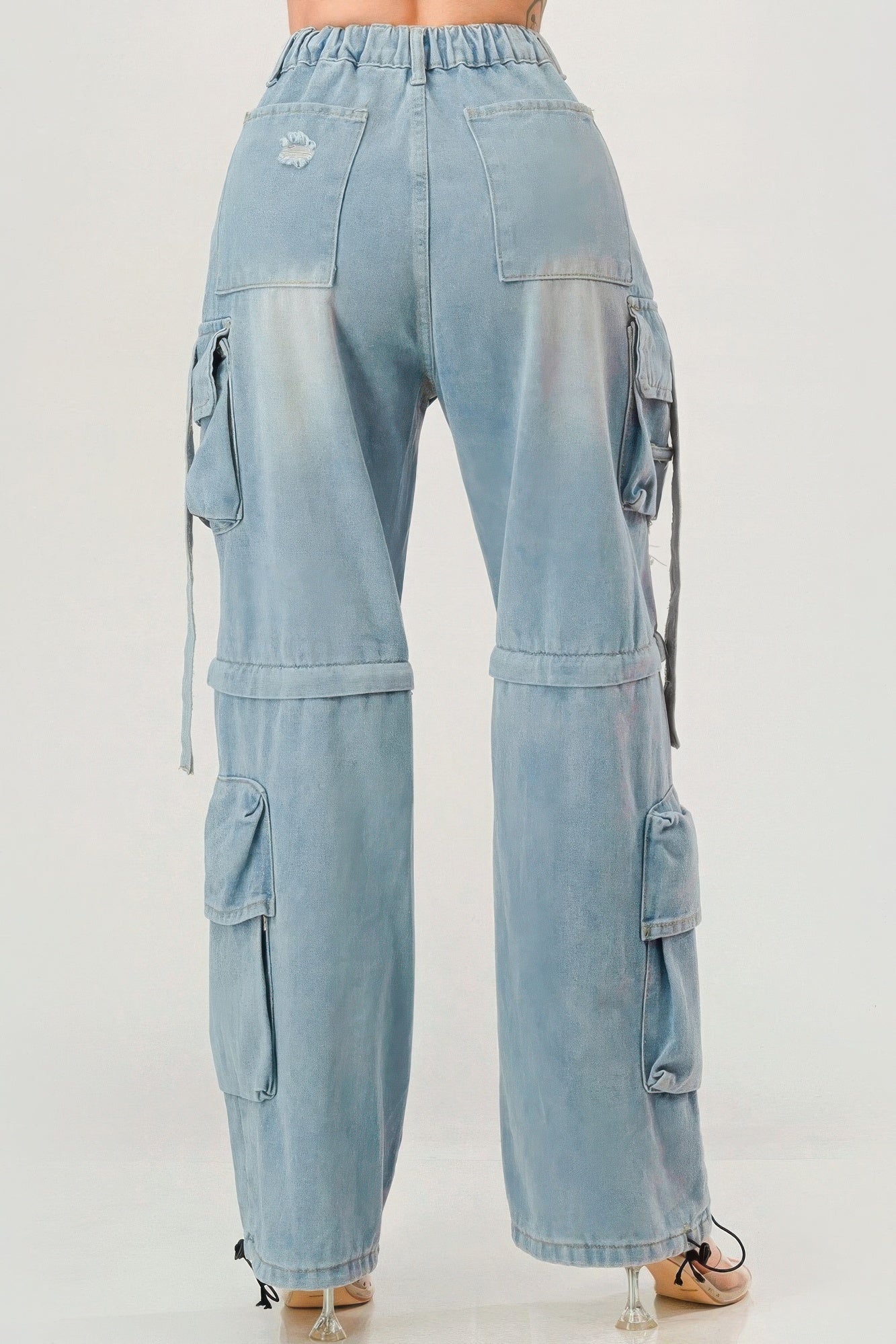 Denim Cargo Jeans - Nova Store