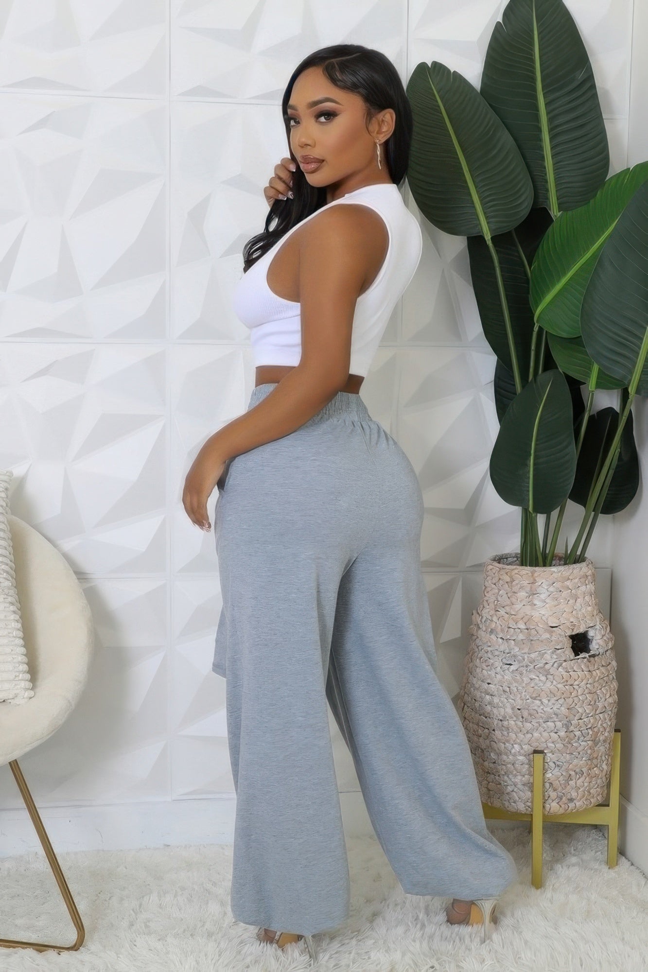 High-Waisted Stretch Pants | High-Waisted Pants | Nova Store