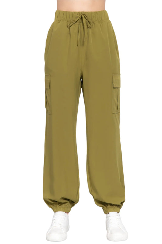 Green Jogger Pants | Green Cargo Pants | Nova Store