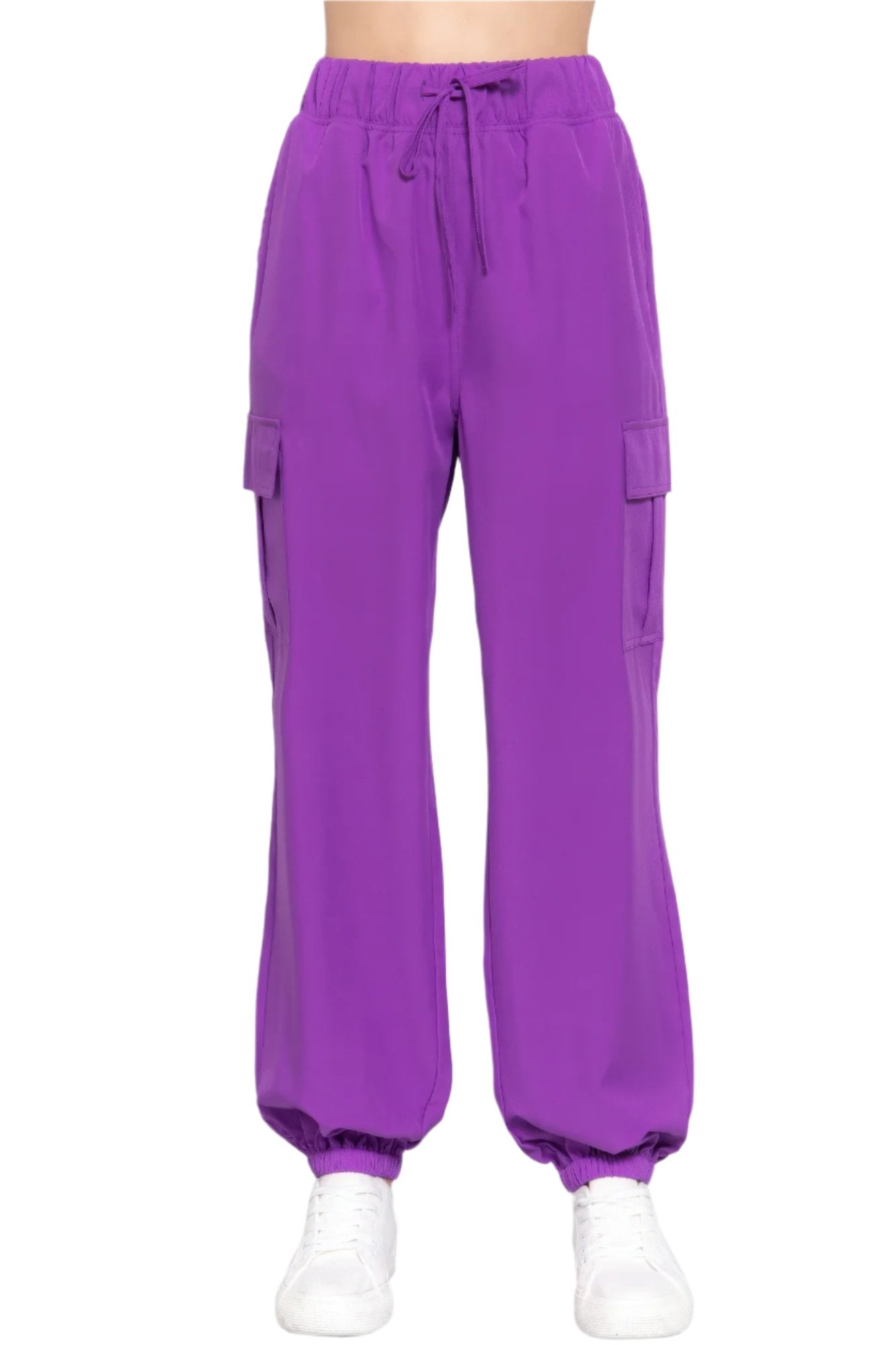 Purple Jogger Pants | Purple Cargo Pants | Nova Store