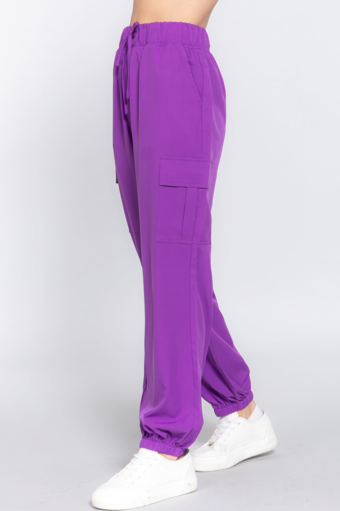 Purple Jogger Pants | Purple Cargo Pants | Nova Store