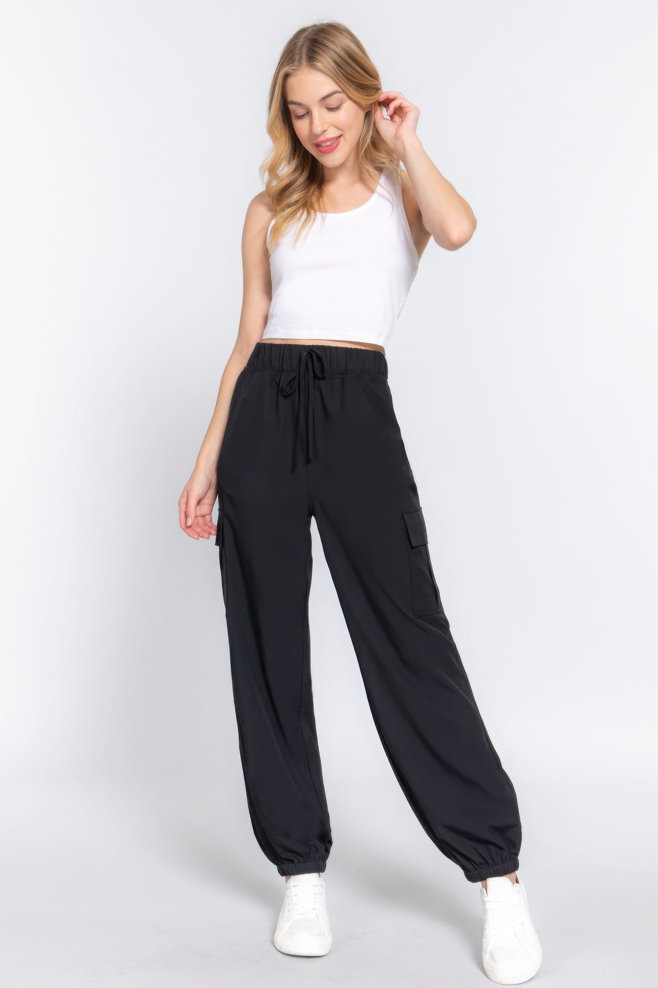Black Jogger Pants | Cargo Black Pants | Nova Store