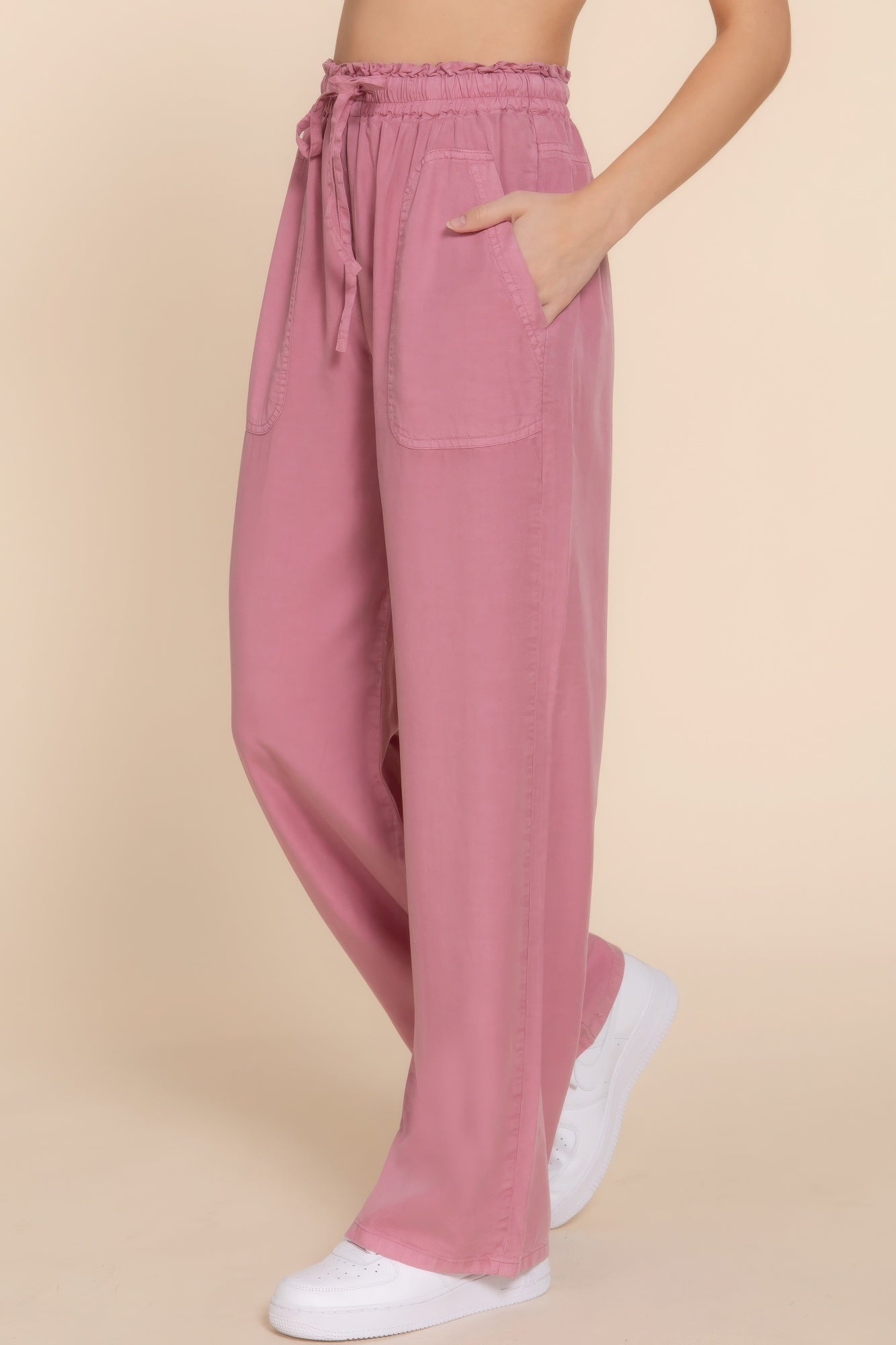 Elastic Waist Long Pants | Waist Long Pants | Nova Store