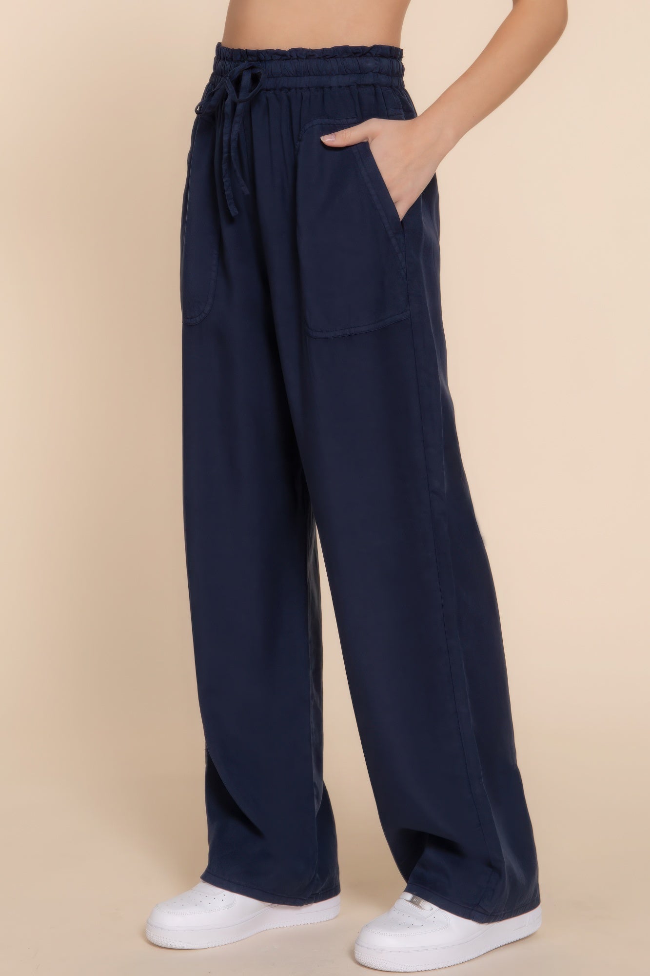 Stylish Elastic Waist Pants | Stylish Elastic Pants | Nova Store