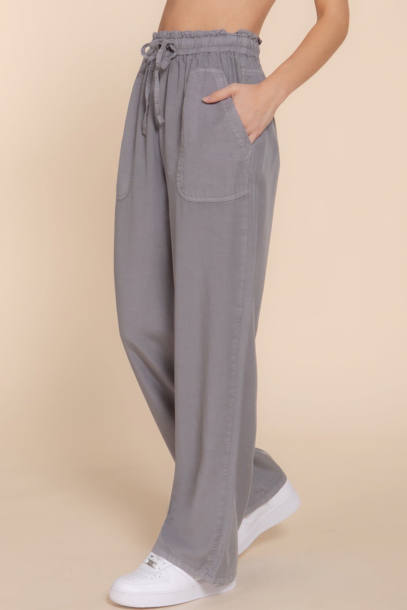 Elastic Waist Pants | Elastic Long Pants | Nova Store