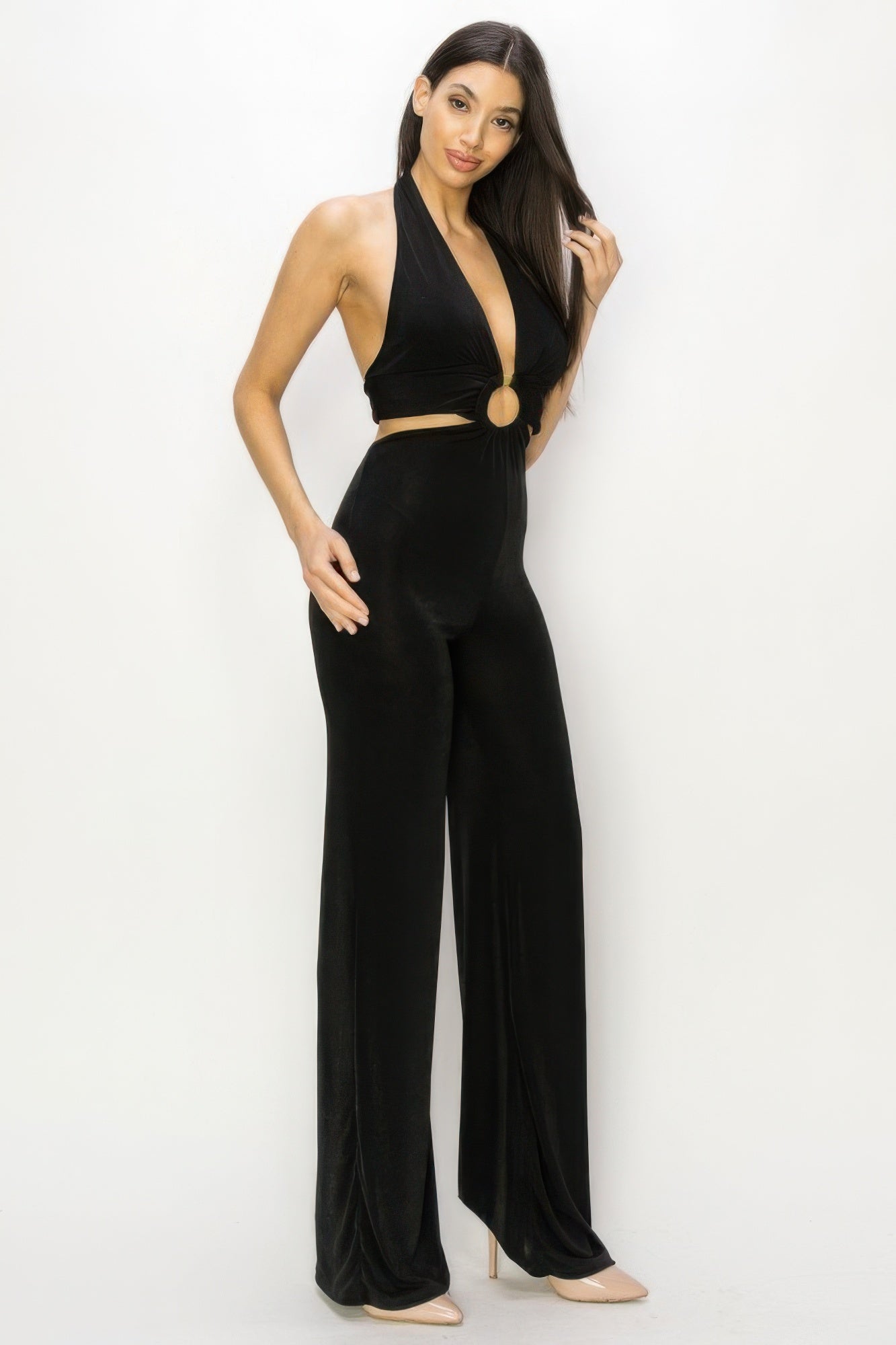 Olid Slinky Wide Legs Jumpsuit - Nova Store