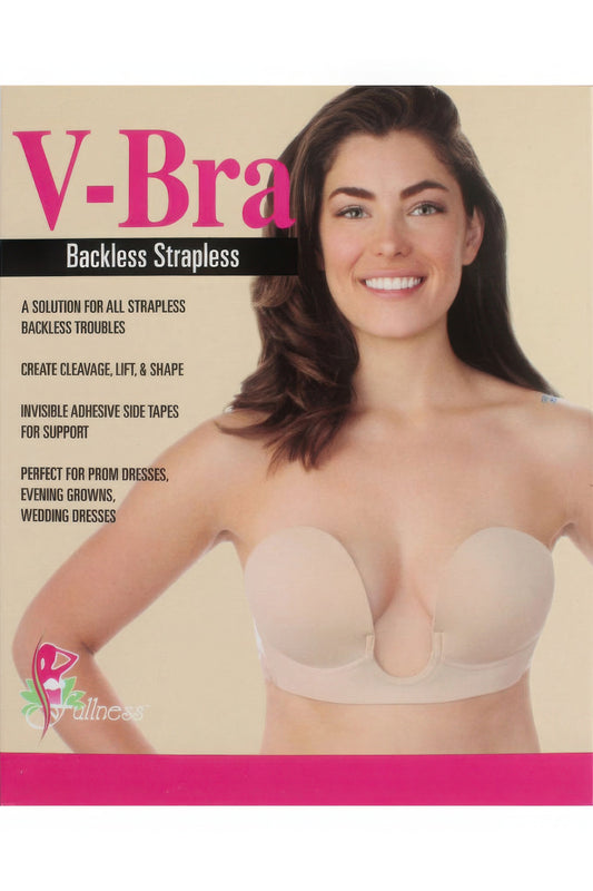 Women's Backless V-Bra | Beige Backless V-Bra | Nova Store