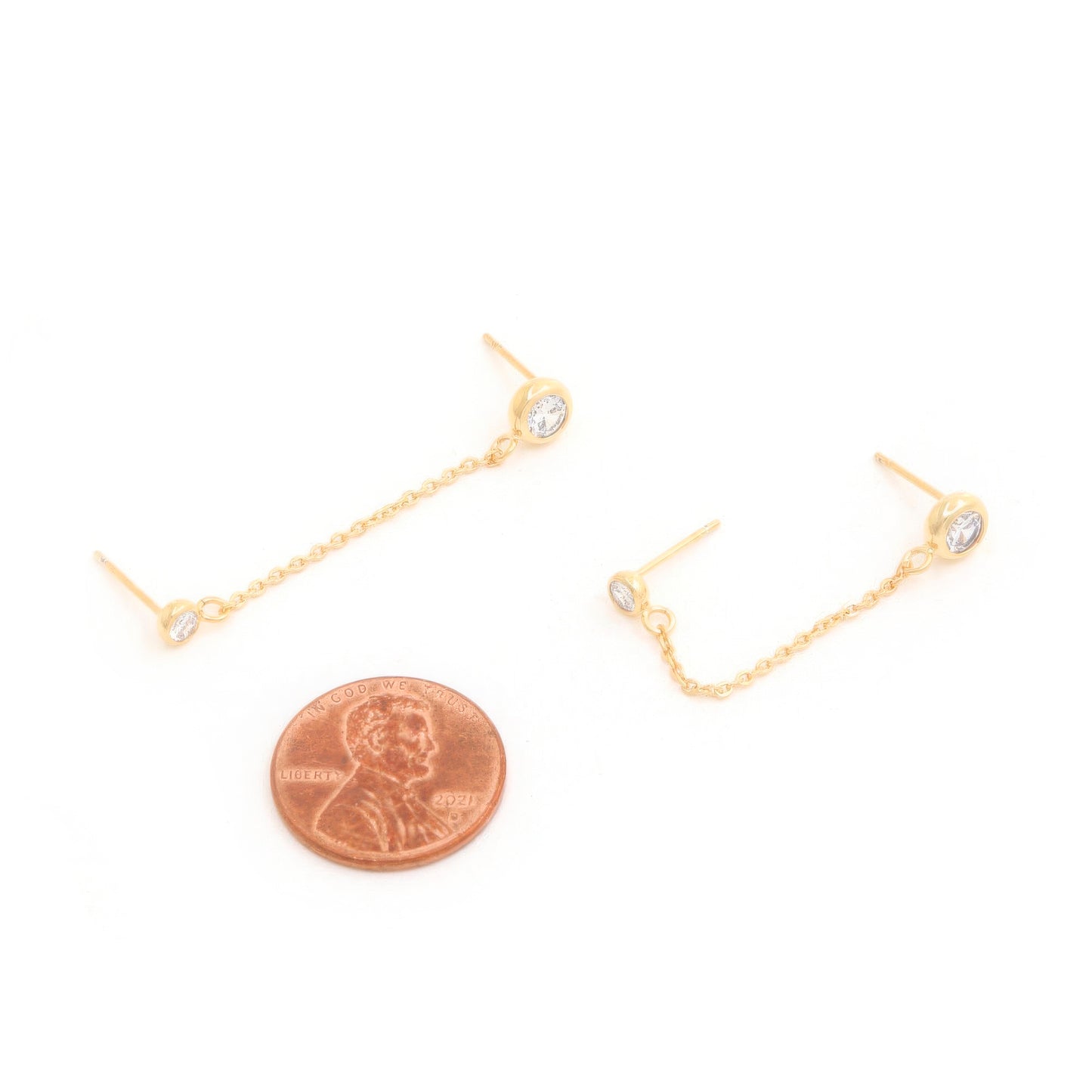 Gold Dipped Chain Earring | Dipped Chain Earring | Nova Store