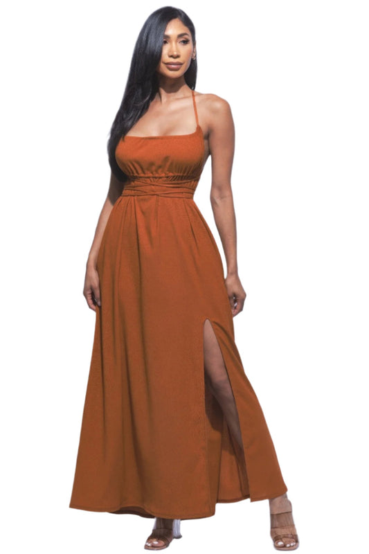 Side Slit Maxi Dress