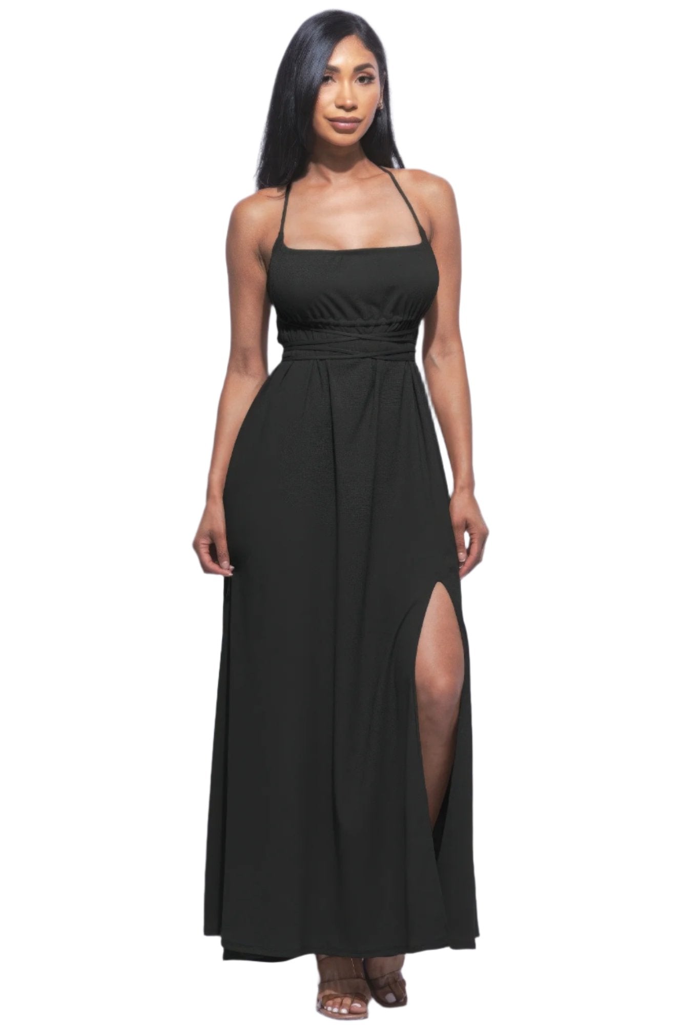 Side Slit Maxi Dress