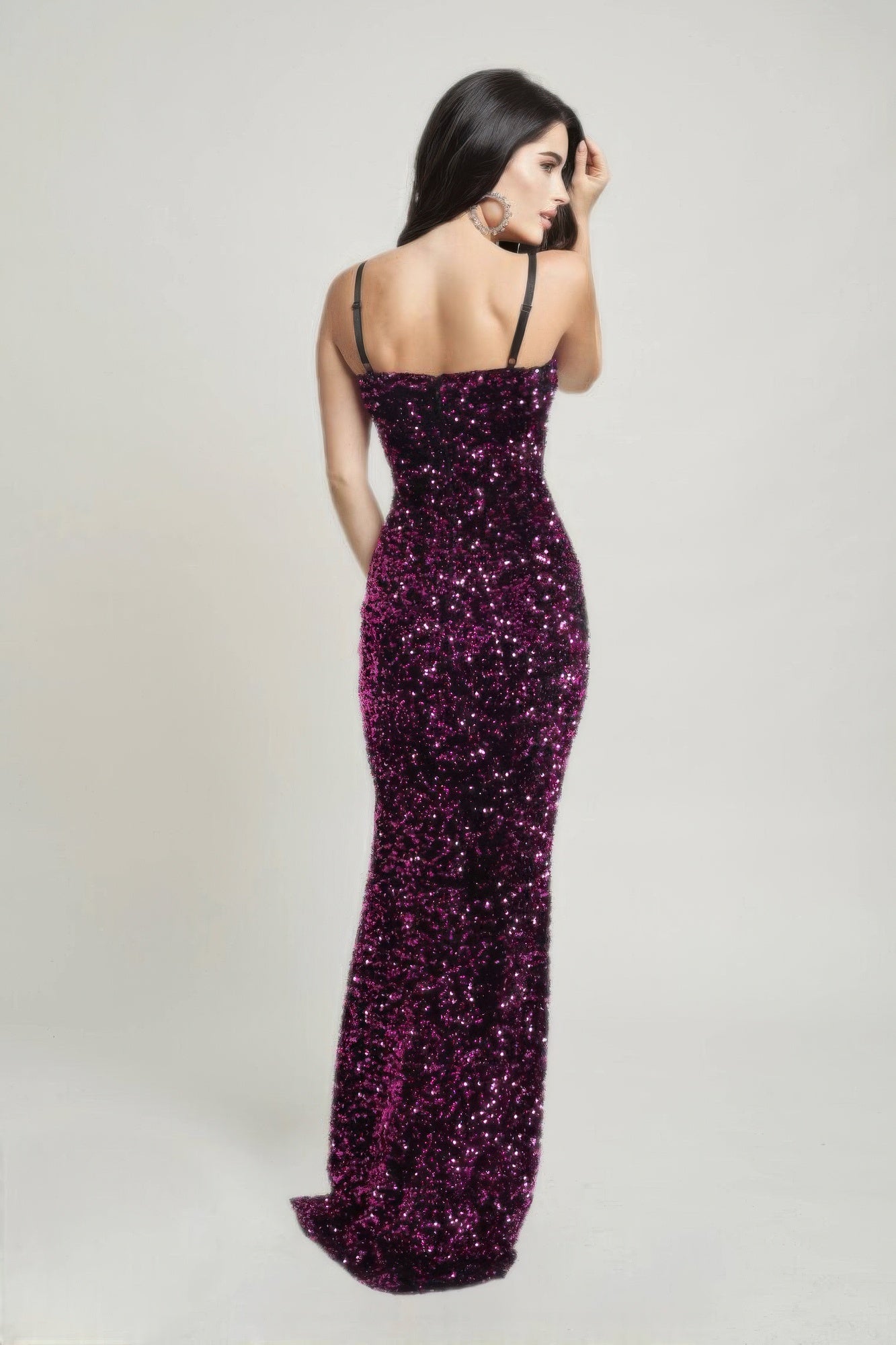 Cecily Teddy Velvet Corset Maxi Dress - Nova Store
