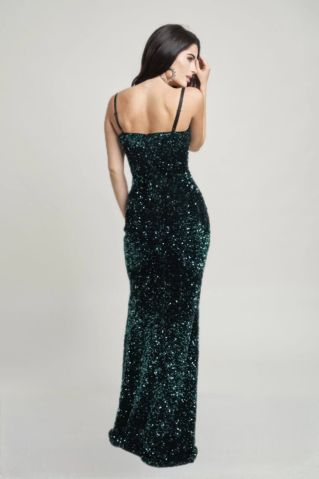 Cecily Teddy Velvet Corset Maxi Dress - Nova Store