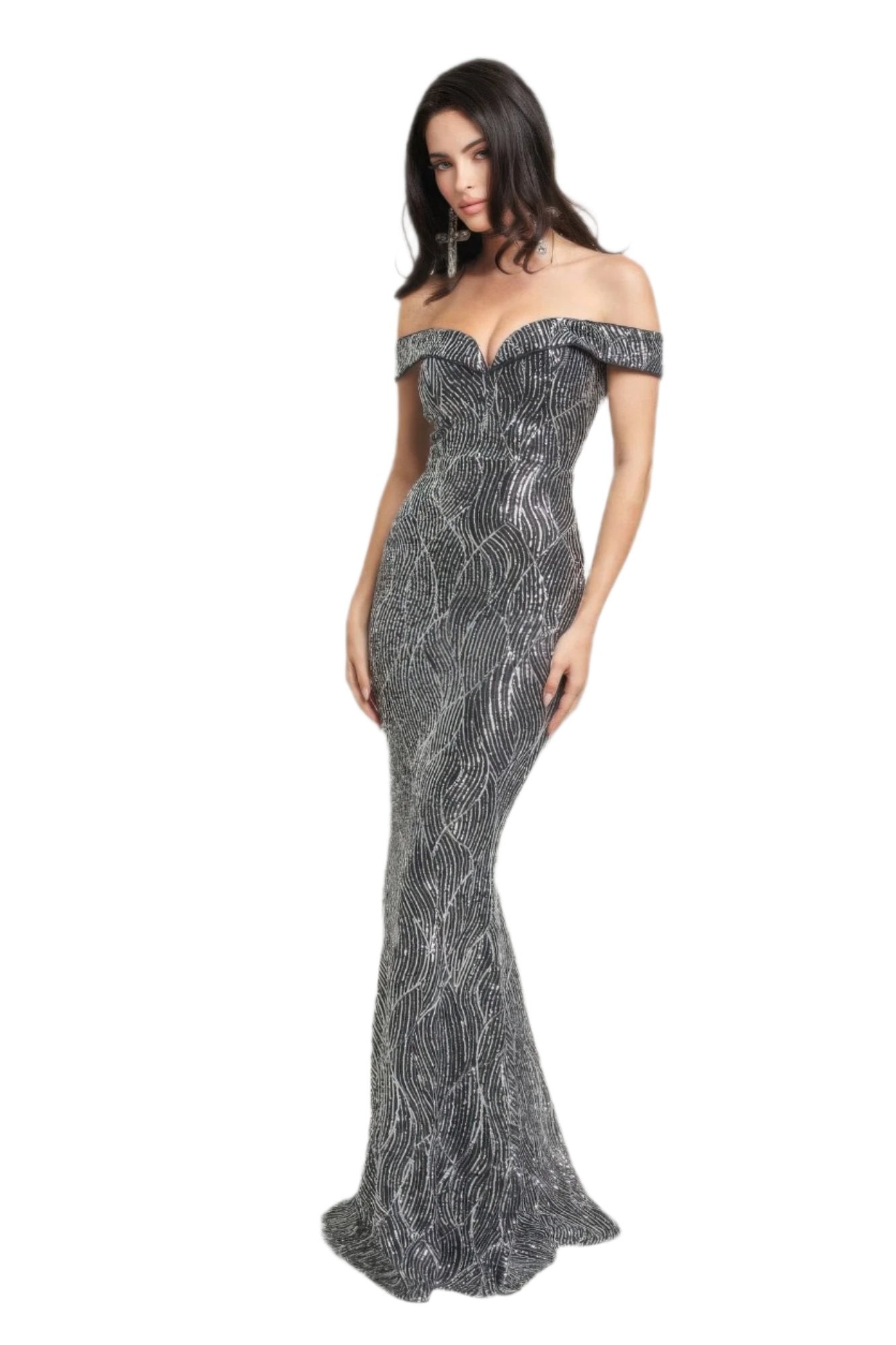 Sirene Sequins Maxi Dress