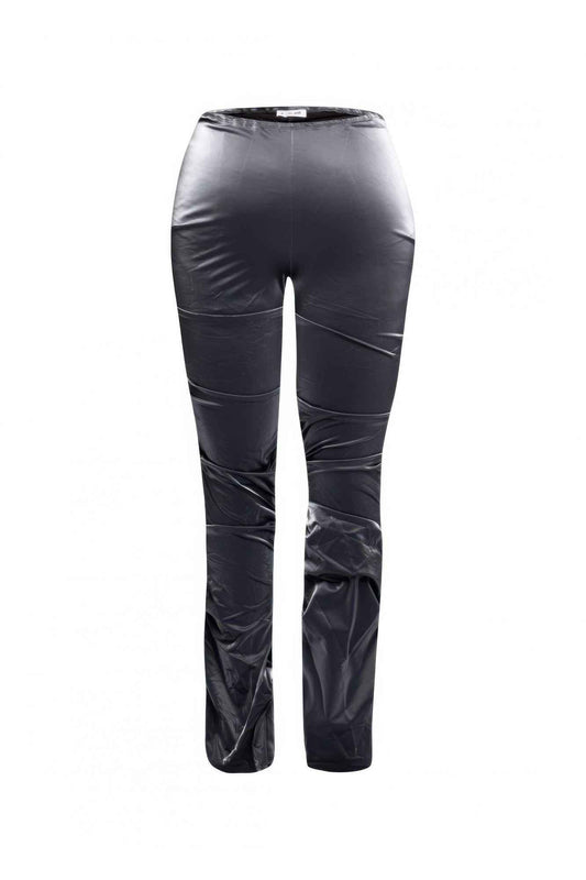 Velvet Pu Ruched Pants
