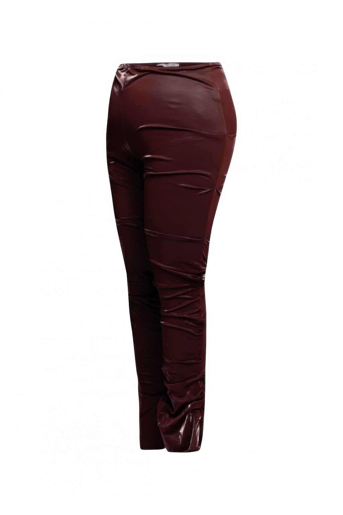 Velvet Pu Ruched Pants