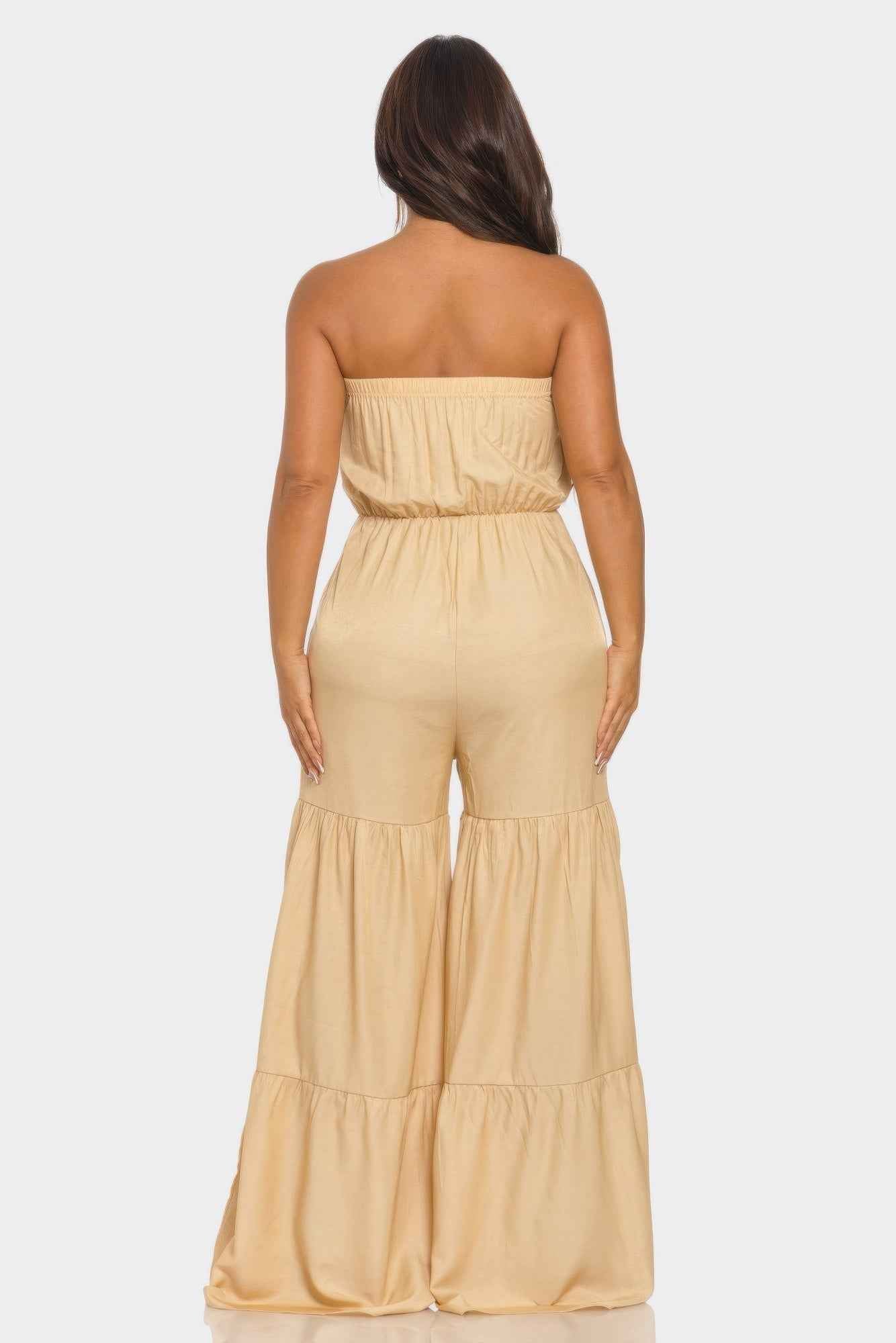 Jumpsuit Ruffle Hem