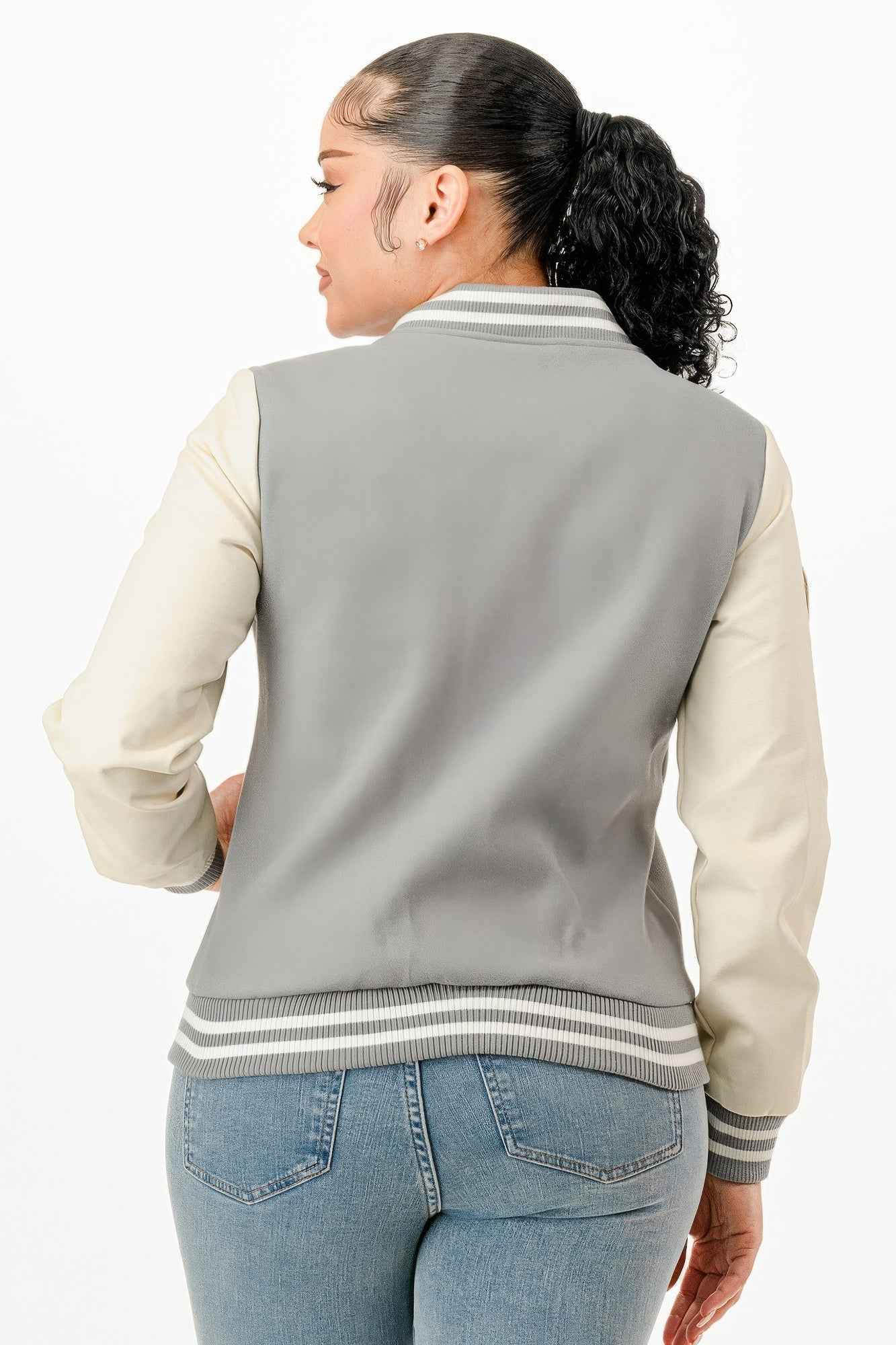 Patch Varsity Bomber Jacket