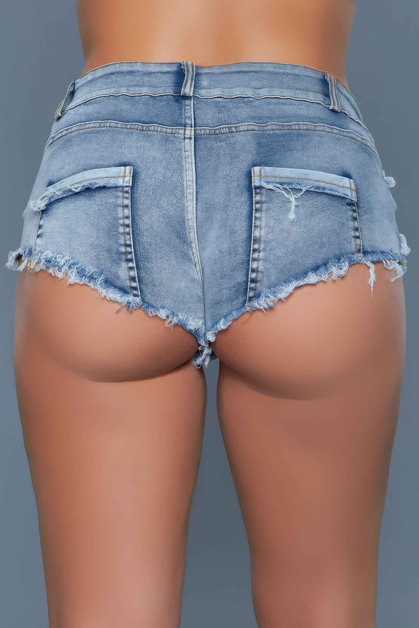 All Eyes On Me Denim Shorts