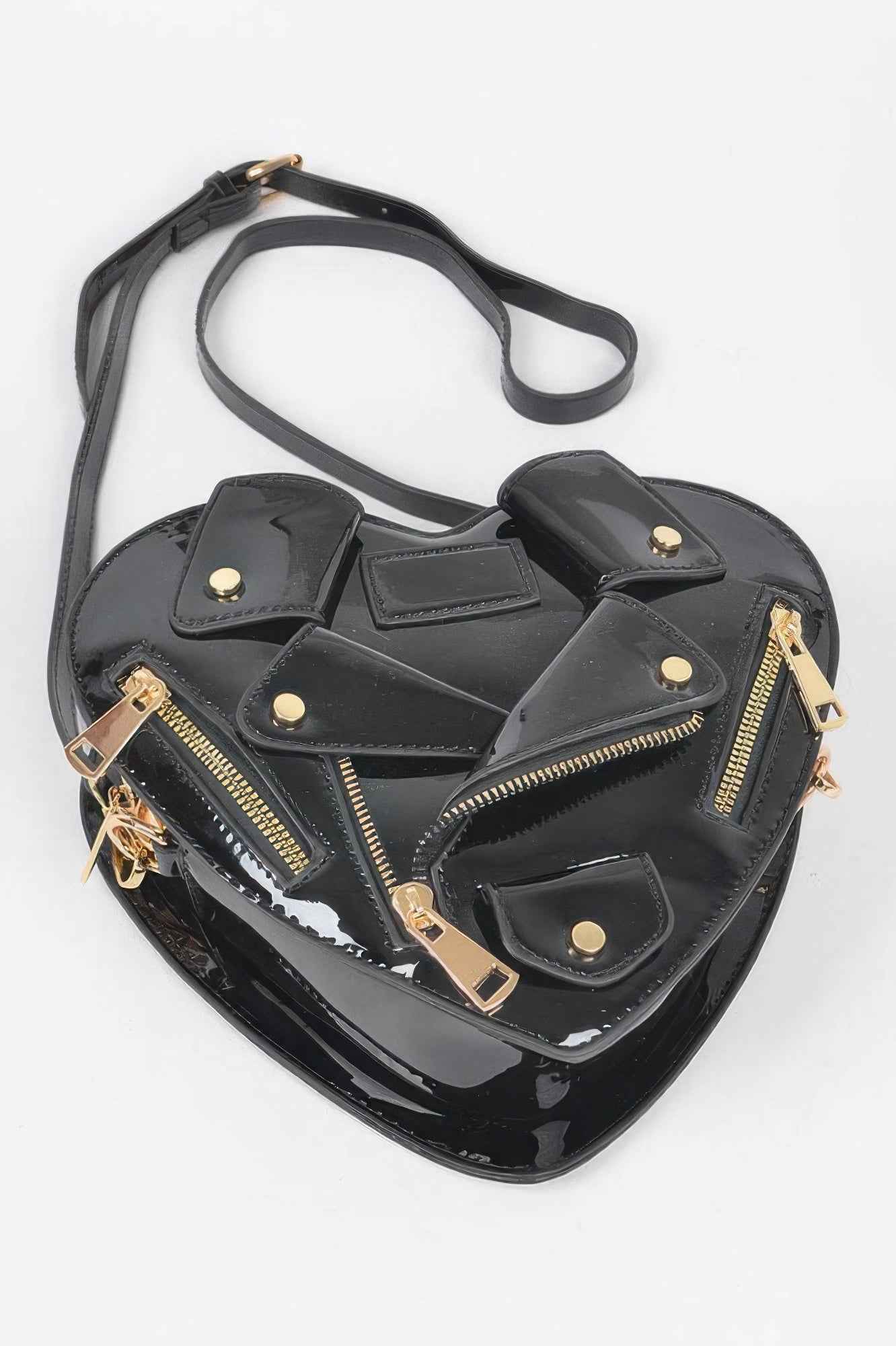Heart Shape Jacket Crossbody Bag