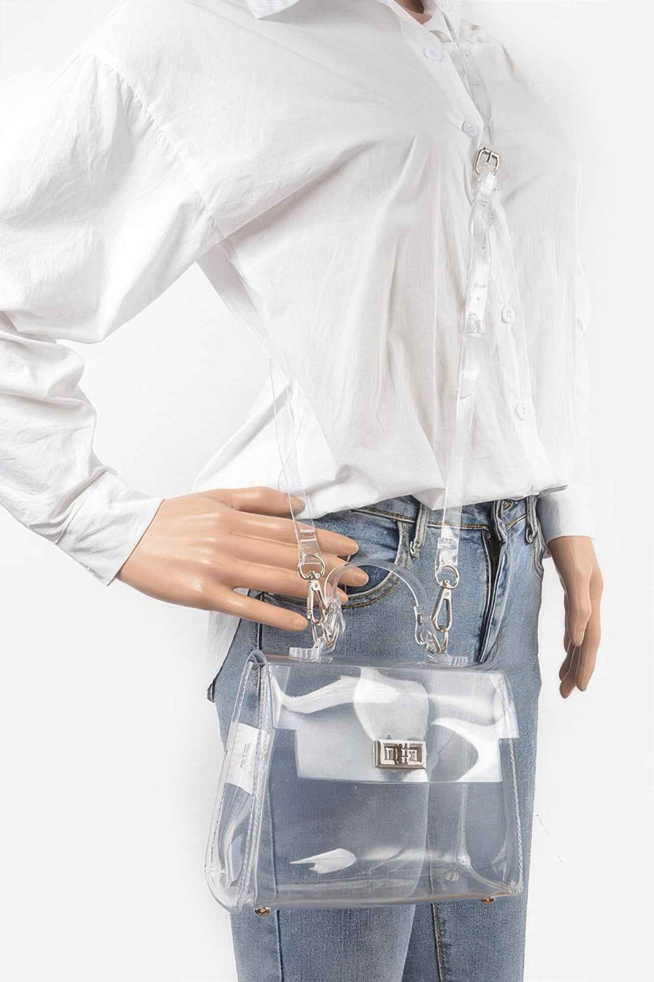 Transparent Single Handle Clutch