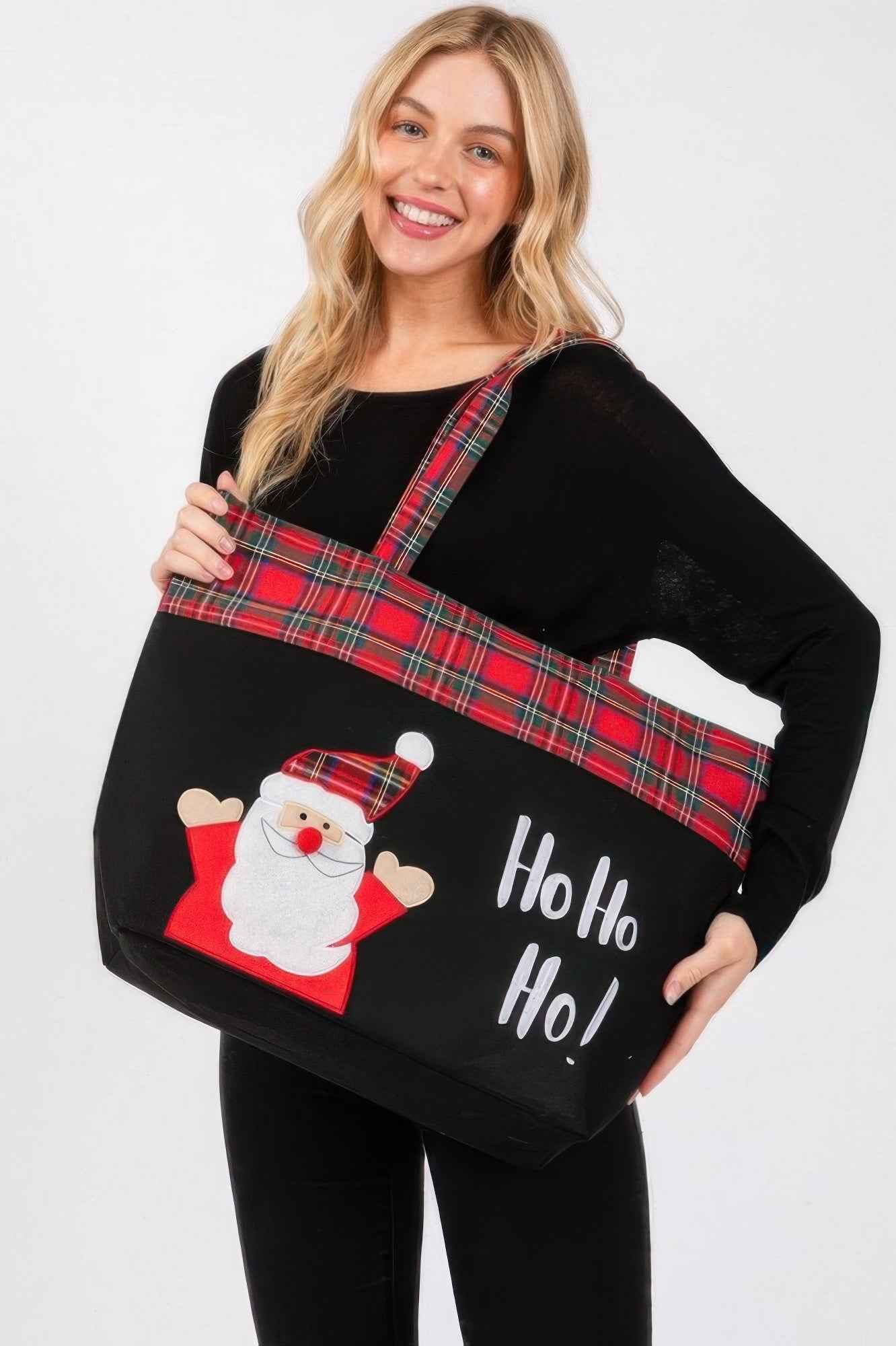 Ho Ho Ho Letter Santa Christmas Tote Bag