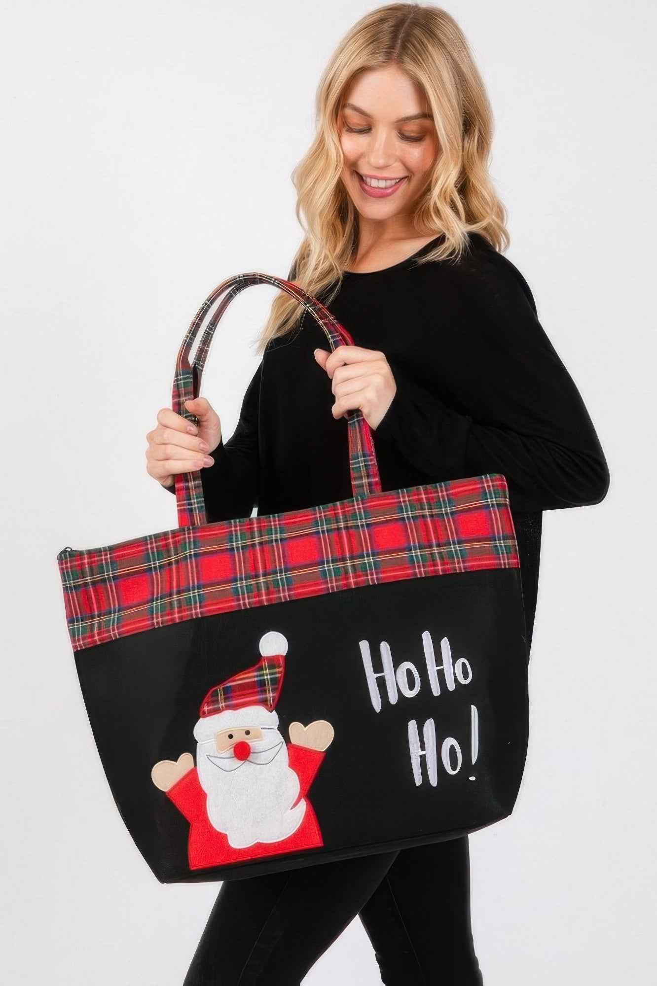 Ho Ho Ho Letter Santa Christmas Tote Bag