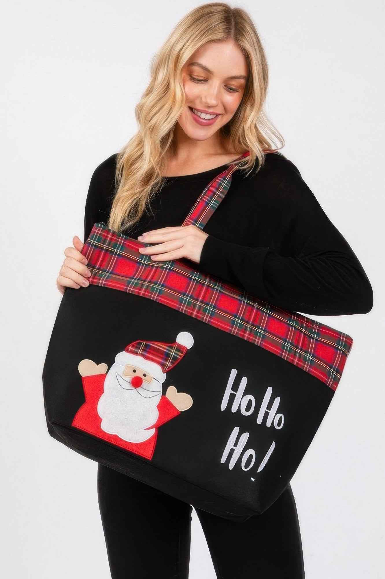 Ho Ho Ho Letter Santa Christmas Tote Bag