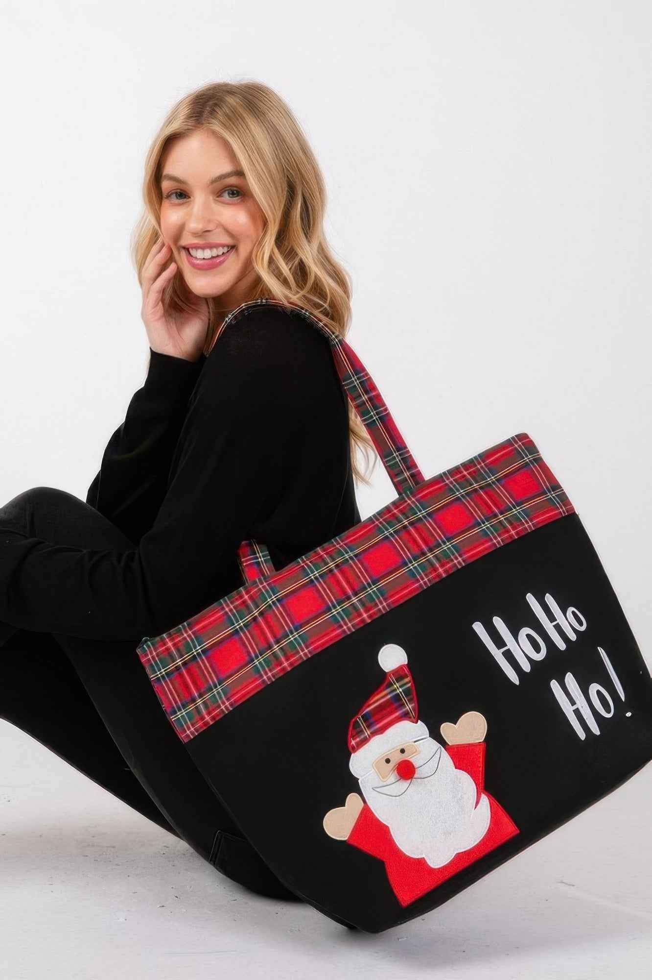 Ho Ho Ho Letter Santa Christmas Tote Bag
