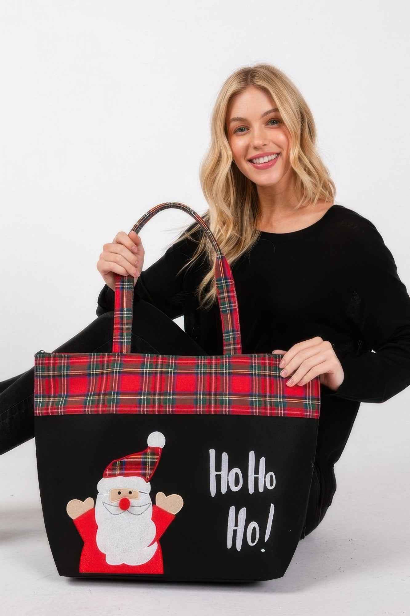 Ho Ho Ho Letter Santa Christmas Tote Bag