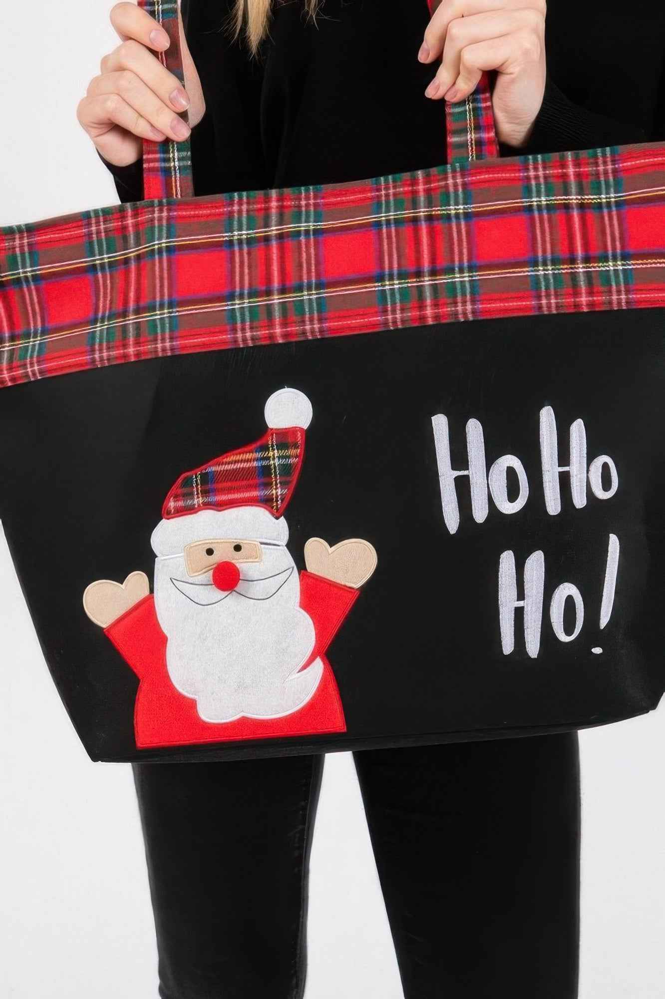 Ho Ho Ho Letter Santa Christmas Tote Bag