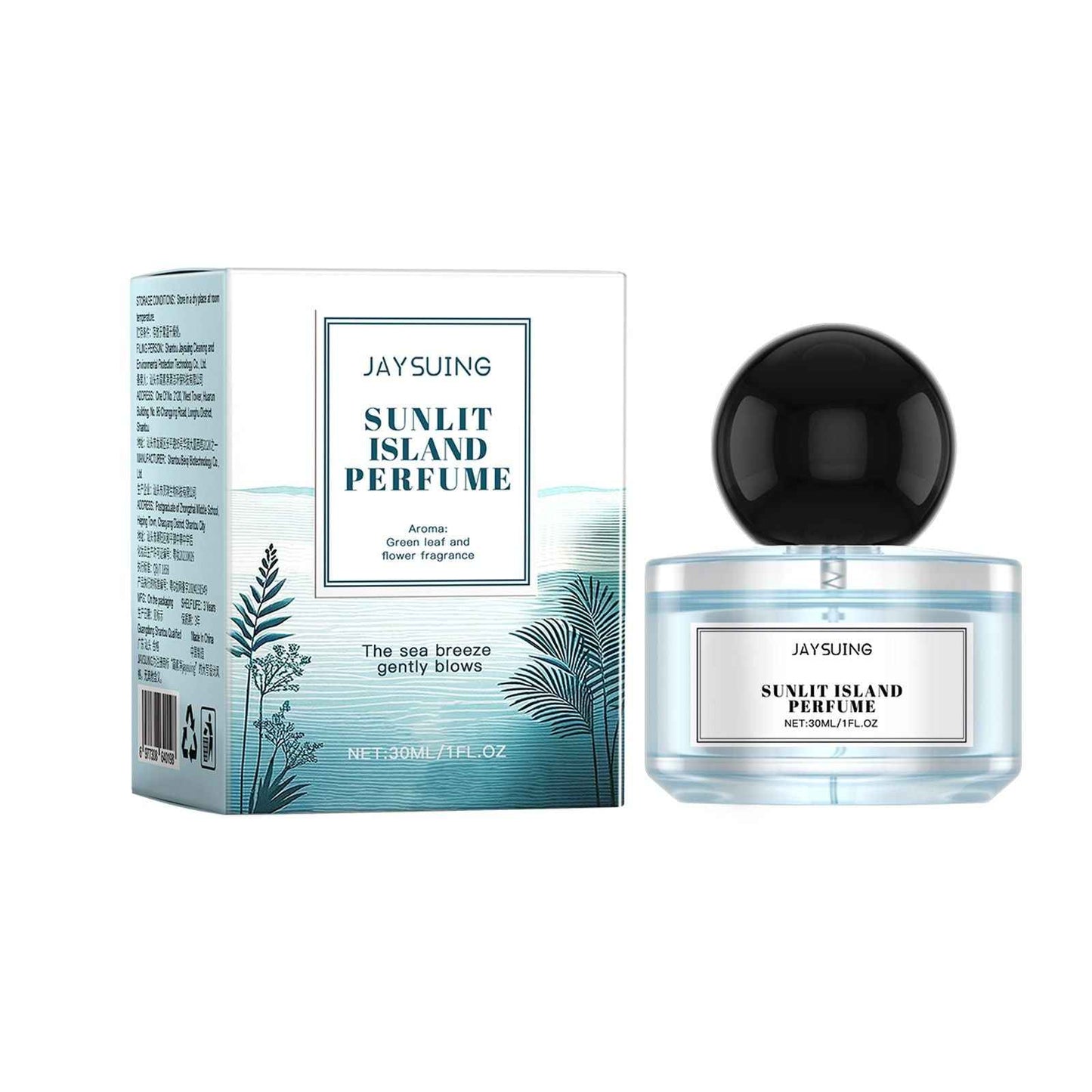 Jaysuing Sunlit lsland Perfume, Fresh Vitality Meet Romantic Dating Atmosphere Lasting Fragrance