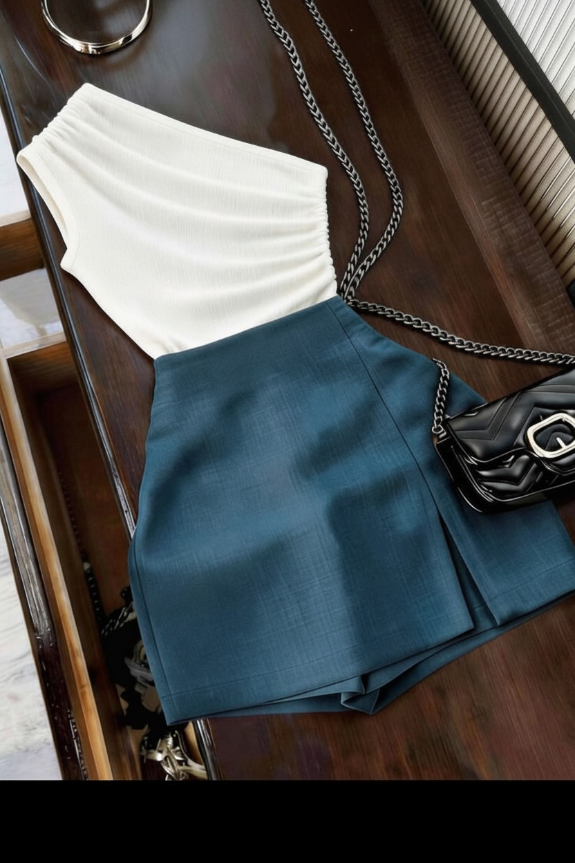 Elegant Luxury Culotte Editorial
